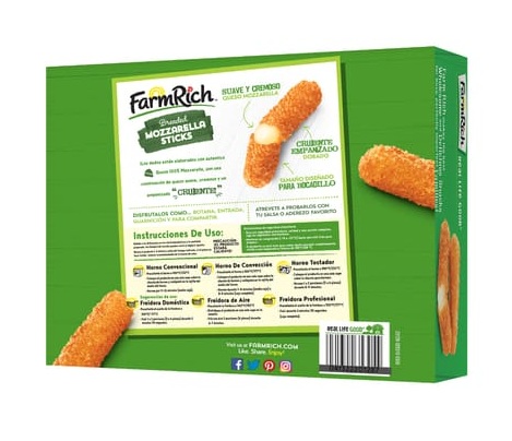 Dedos de queso empanizados