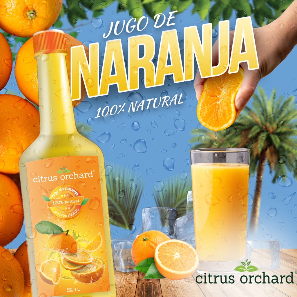 Jugo de Naranja pasteurizado 5L