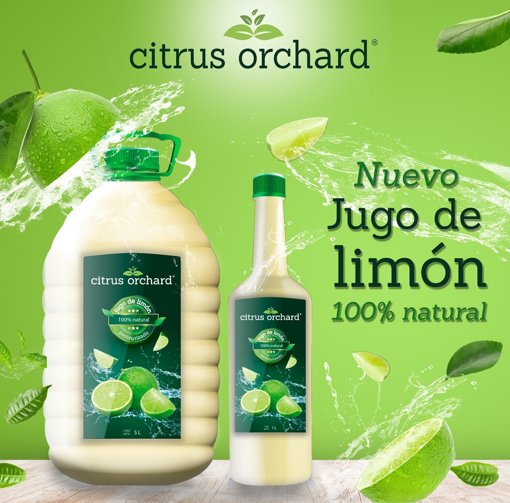 Jugo de Limón pasteurizado 5L