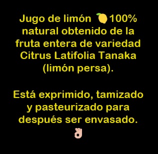 Jugo de Limón pasteurizado 5L