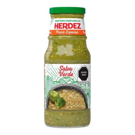 Salsa verde Herdez frasco