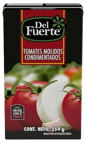 Tomates molidos condimentados DEL FUERTE