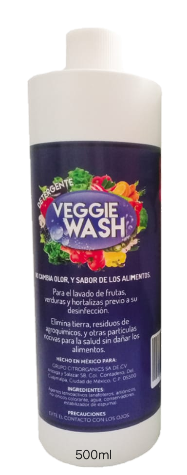 Detergente Líquido Lavado de Alimentos 500ml
