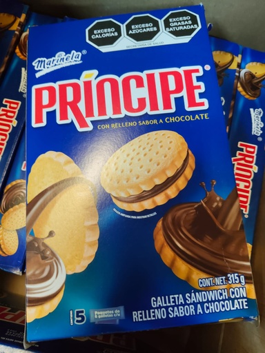 Galletas Principe 315g 5 paquetes