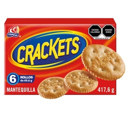 Galletas Crackets 417.6g 6 paquetes