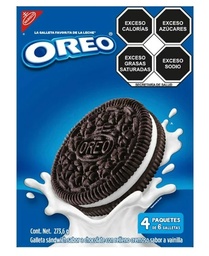 Galletas Oreo 273.6g 4 paquetes