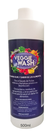 Detergente Líquido Lavado de Alimentos 500ml