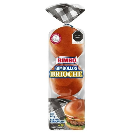 Pan Bimbollos p/ Hamburguesa